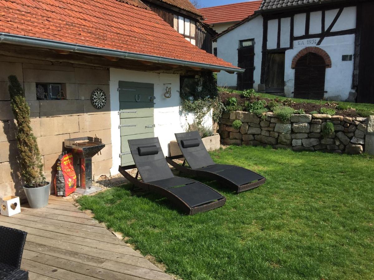 Ferienhaus Hassgautor Aidhausen ภายนอก รูปภาพ