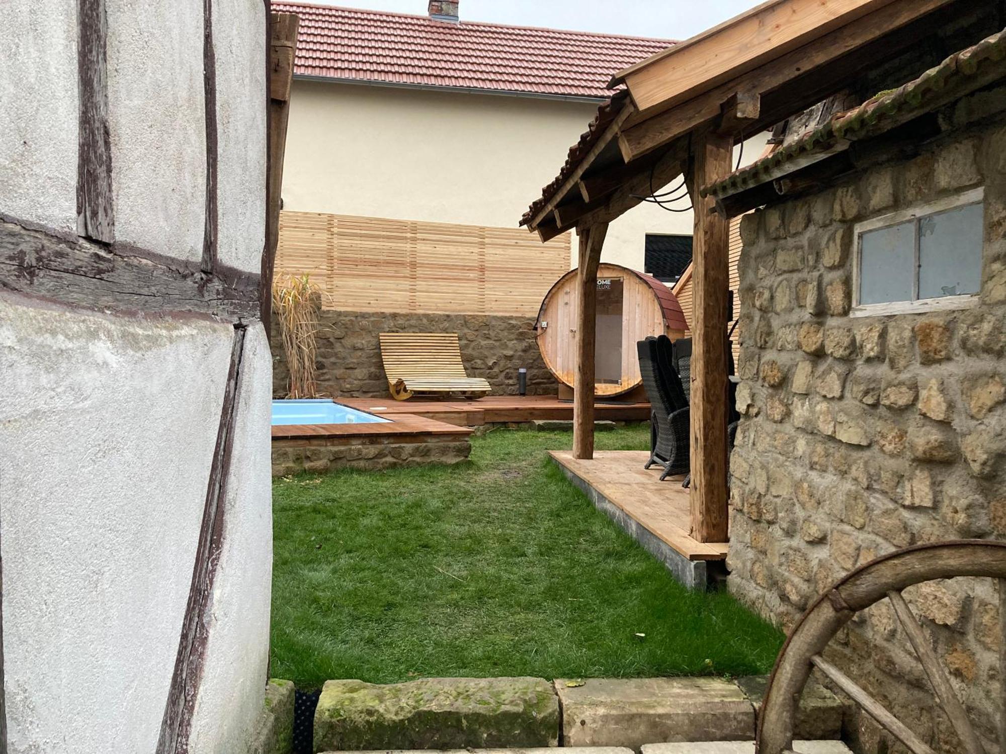 Ferienhaus Hassgautor Aidhausen ภายนอก รูปภาพ