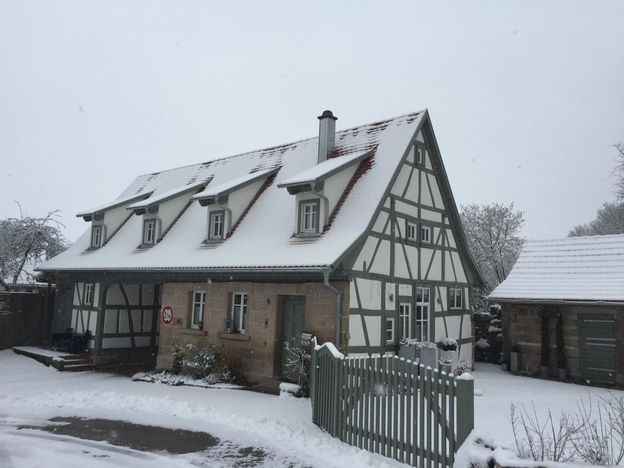 Ferienhaus Hassgautor Aidhausen ภายนอก รูปภาพ